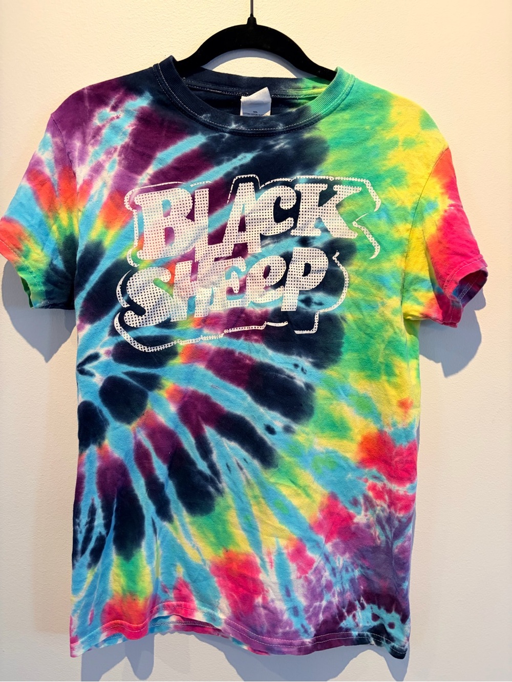 Black Sheep Tie-Dye Short Sleeve Tee - Multicolor